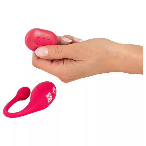 Beau Coeur Koral - ovo vibratório com controle remoto - silicone rosa