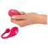 Beau Coeur Koral - ovo vibratório com controle remoto - silicone rosa