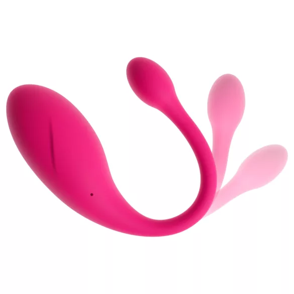 Beau Coeur Koral - ovo vibratório com controle remoto - silicone rosa