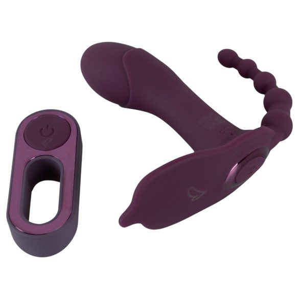 Beau Coeur Ariva - vibrador calcinha 3 em 1 - roxo