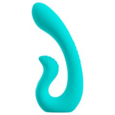   Beau Coeur Naira - vibrador ponto G e clitóris - silicone verde