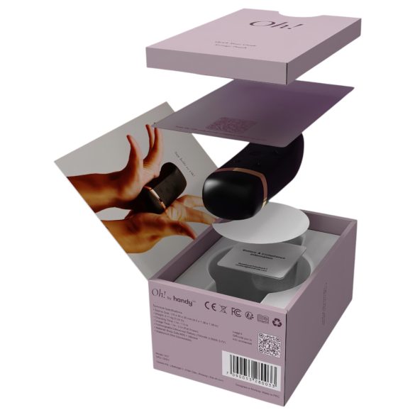 The Handy Oh! - Vibrador ResoTouch (preto)