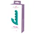 Beau Coeur Sylora - vibrador 2 em 1 com pérolas - silicone verde