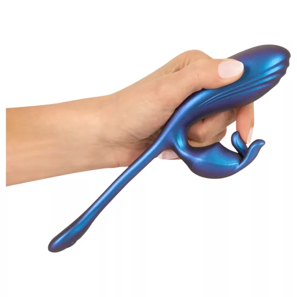 Smile - vibrador ponto G e clitóris - silicone azul