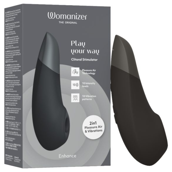 Womanizer - sugador de clitóris com ondas de ar - preto