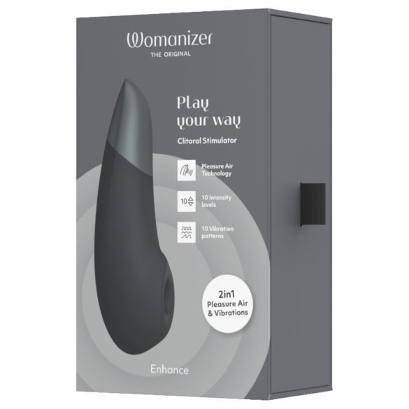 Womanizer - sugador de clitóris com ondas de ar - preto