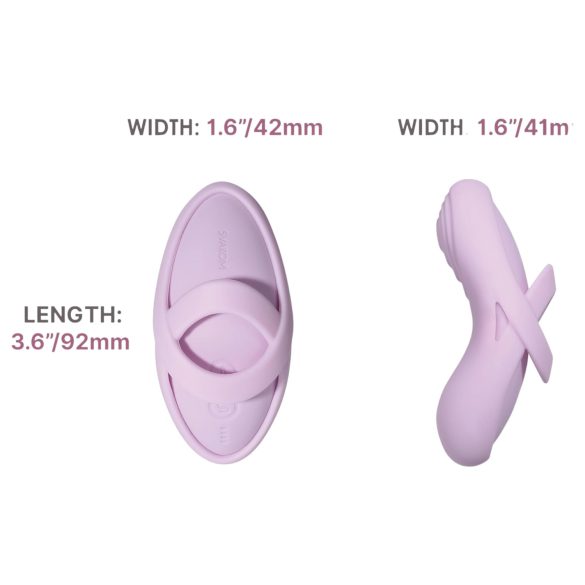 Svakom Echo 2 - vibrador de dedo inteligente - silicone rosa