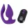 Smile - vibrador anal e estimulador de clitóris 2 em 1 - silicone roxo