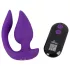 Smile - vibrador anal e estimulador de clitóris 2 em 1 - silicone roxo