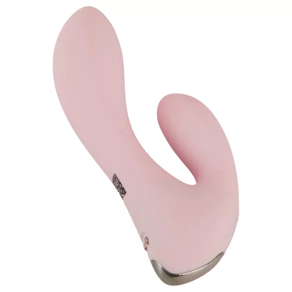 Beau Coeur Cerya - vibrador mini com estimulador clitóris - cor rosa claro