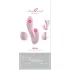 Beau Coeur Cerya - vibrador mini com estimulador clitóris - cor rosa claro
