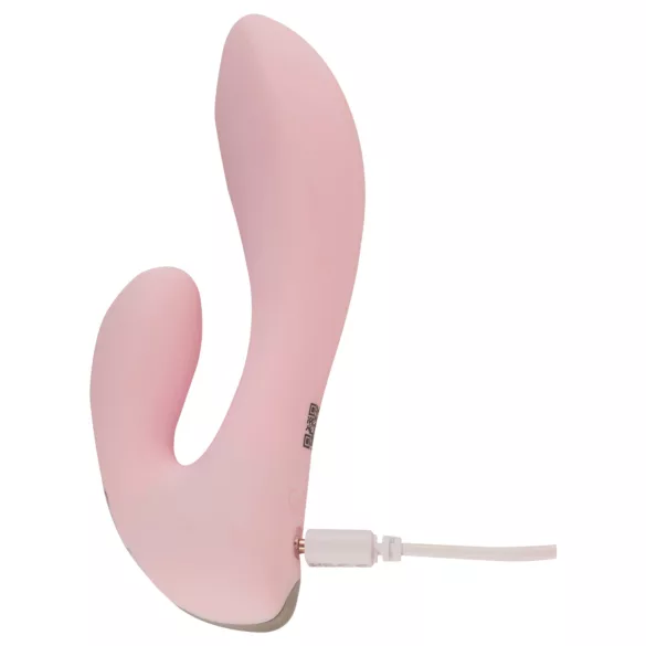 Beau Coeur Cerya - vibrador mini com estimulador clitóris - cor rosa claro