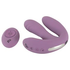   Beau Coeur Mireva - vibrador triplo com controle remoto - silicone roxo