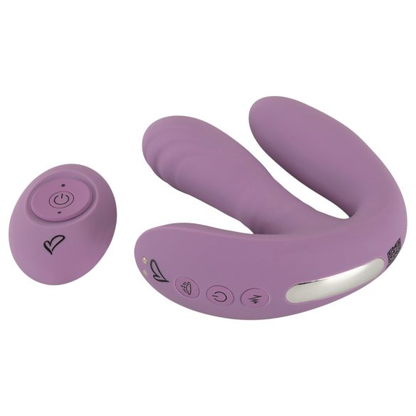 Beau Coeur Mireva - vibrador triplo com controle remoto - silicone roxo