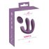 Beau Coeur Mireva - vibrador triplo com controle remoto - silicone roxo