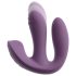 Beau Coeur Mireva - vibrador triplo com controle remoto - silicone roxo