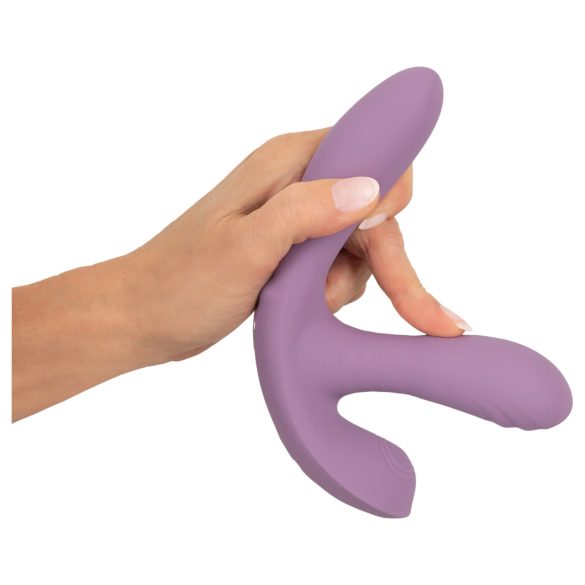 Beau Coeur Mireva - vibrador triplo com controle remoto - silicone roxo