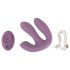 Beau Coeur Mireva - vibrador triplo com controle remoto - silicone roxo