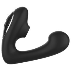   Greedy Girl - vibrador ponto G - recarregável silicone preto