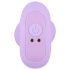Cuties Mini - plug anal vibratório - silicone lilás