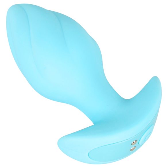 Cuties Mini - plug anal vibratório - silicone azul
