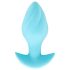Cuties Mini - plug anal vibratório - silicone azul