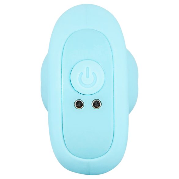 Cuties Mini - plug anal vibratório - silicone azul