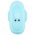 Cuties Mini - plug anal vibratório - silicone azul