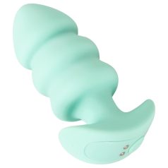   Cuties Mini - plug anal vibratório com esferas - silicone verde