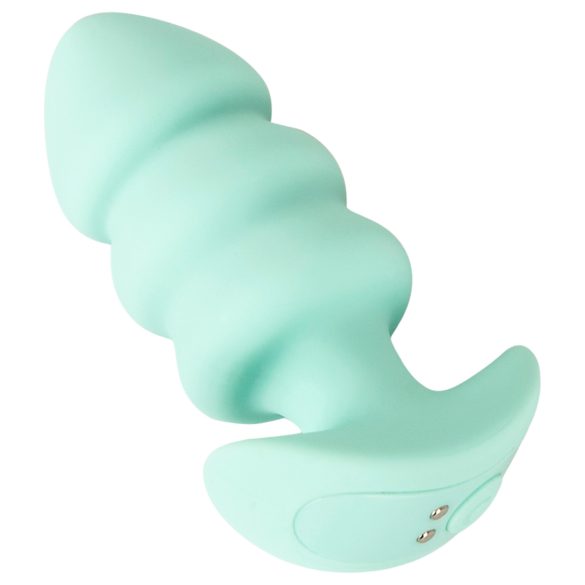 Cuties Mini - plug anal vibratório esférico (verde)