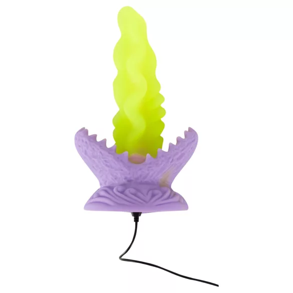 Beasty Cocks Passionate Plant - dildo luminoso - silicone verde