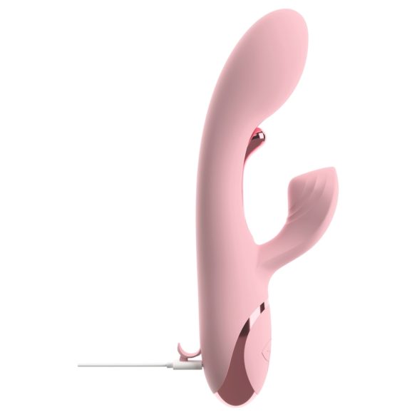 Beau Coeur Avenor - vibrador com língua e estimulador de clitóris para o ponto G (rosa)