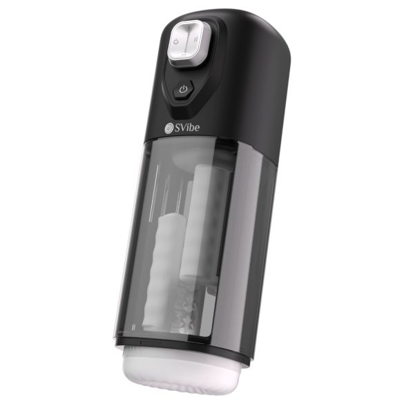 Snail Vibe Ícone Volt - masturbador automático (preto)