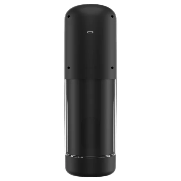 Snail Vibe Ikon Spark - masturbador automático masculino - silicone preto