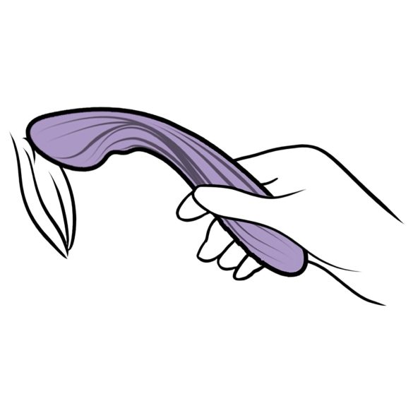 Svakom Margot - vibrador ponto G duplo motor - silicone roxo