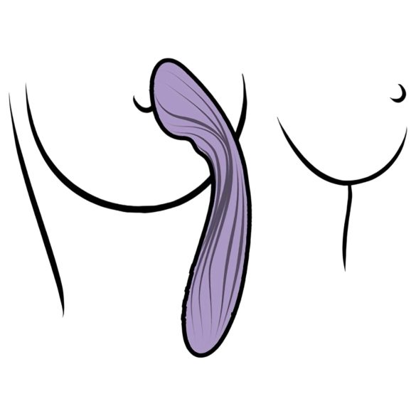 Svakom Margot - vibrador ponto G duplo motor - silicone roxo