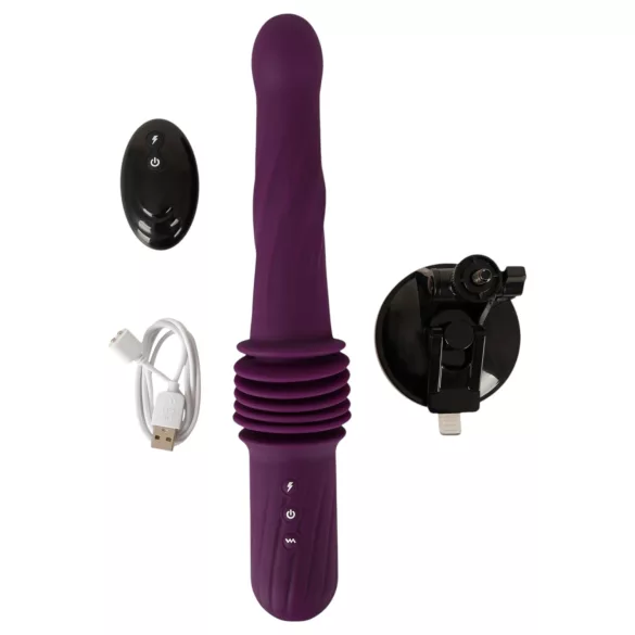You2Toys - vibrador de impulso aquecido com controlo remoto (roxo)