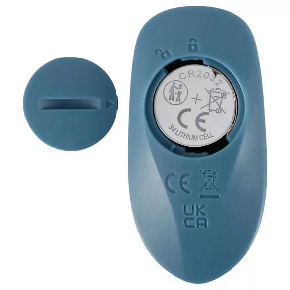You2Toys - Vibrador com arnês de coelhinho em 3 peças com comando remoto (azul)