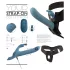 You2Toys - Vibrador com arnês de coelhinho em 3 peças com comando remoto (azul)