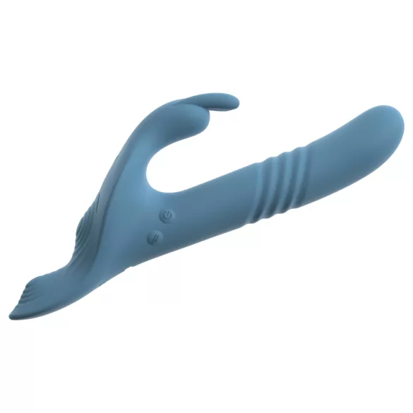 You2Toys - Vibrador com arnês de coelhinho em 3 peças com comando remoto (azul)