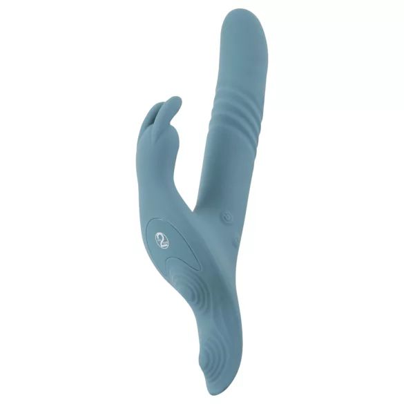 You2Toys - Vibrador com arnês de coelhinho em 3 peças com comando remoto (azul)