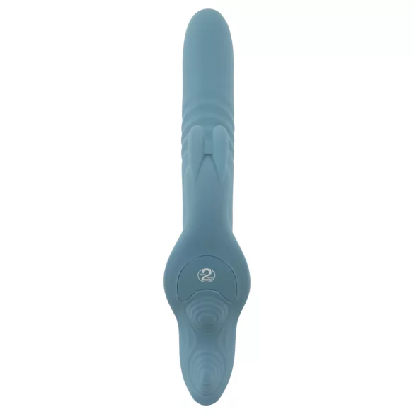You2Toys - Vibrador com arnês de coelhinho em 3 peças com comando remoto (azul)