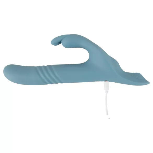 You2Toys - Vibrador com arnês de coelhinho em 3 peças com comando remoto (azul)