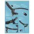 You2Toys - vibrador duplo com arnês e controlo remoto (preto)