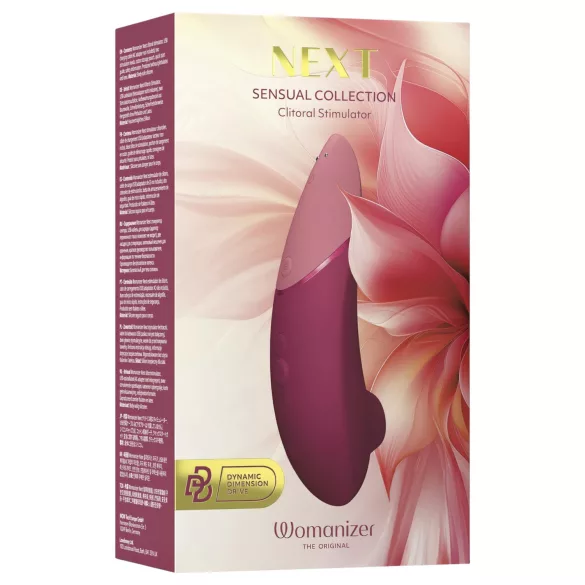 Womanizer Next - estimulador clitóris sucção recarregável - bordô