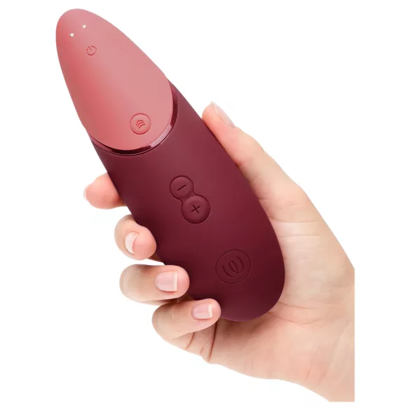 Womanizer Next - estimulador clitóris sucção recarregável - bordô
