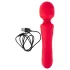 Sweet Smile - vibrador varinha recarregável à prova d’água (vermelho)