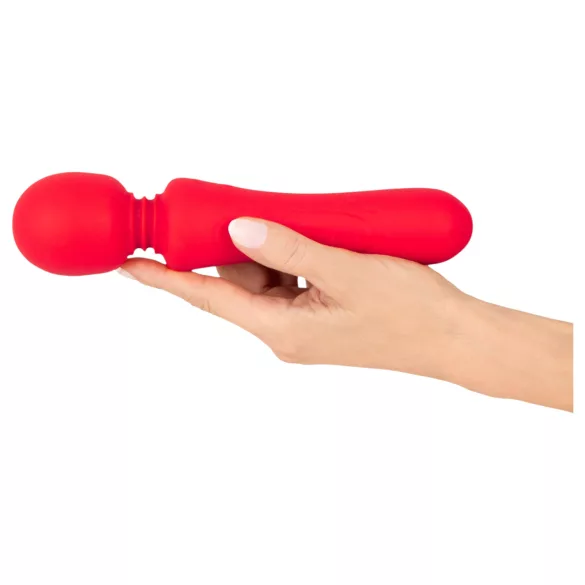 Sweet Smile - vibrador varinha recarregável à prova d’água (vermelho)