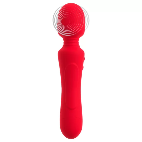 Sweet Smile - vibrador varinha recarregável à prova d’água (vermelho)