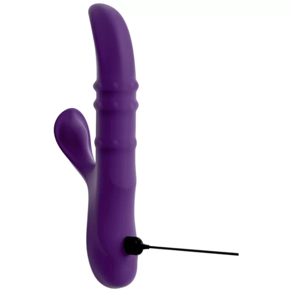 You2Toys - vibrador com braço estimulador do clitóris oscilante e anel móvel (roxo)
